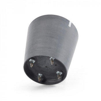 POT ROND AMSTERDAM WHEELS - CIMENT 72 CM ROND DIAM. 80 CM 