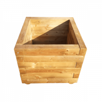 BAC EN BOIS - CARRE 50 X 50 X 45 CM 67 LITRES 