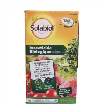 INSECTICIDE BIOLOGIQUE  25 GRAMMES 